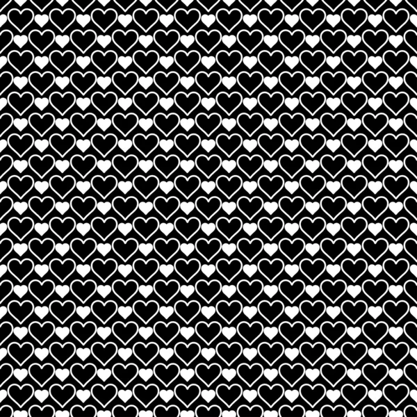 Pattern with hearts. — Stock Vector