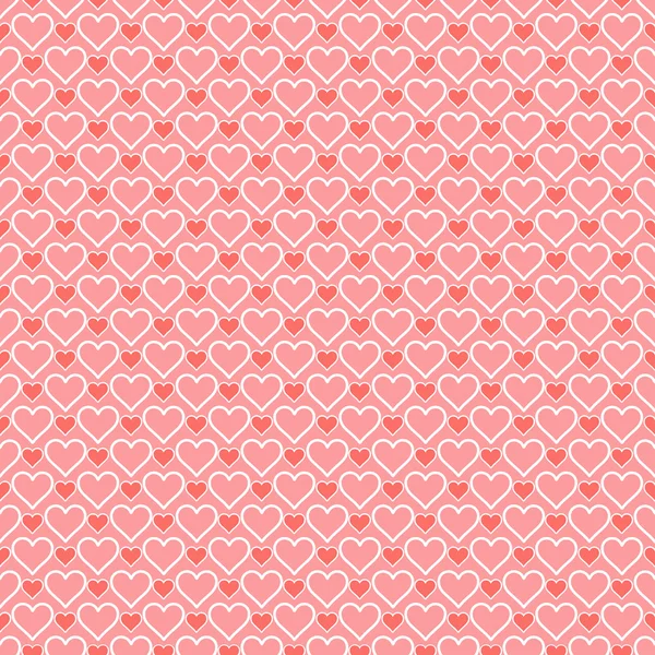 Pattern with hearts. — Stock Vector