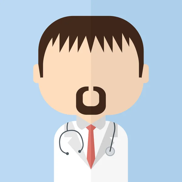 Doctor illustration — Stock Vector