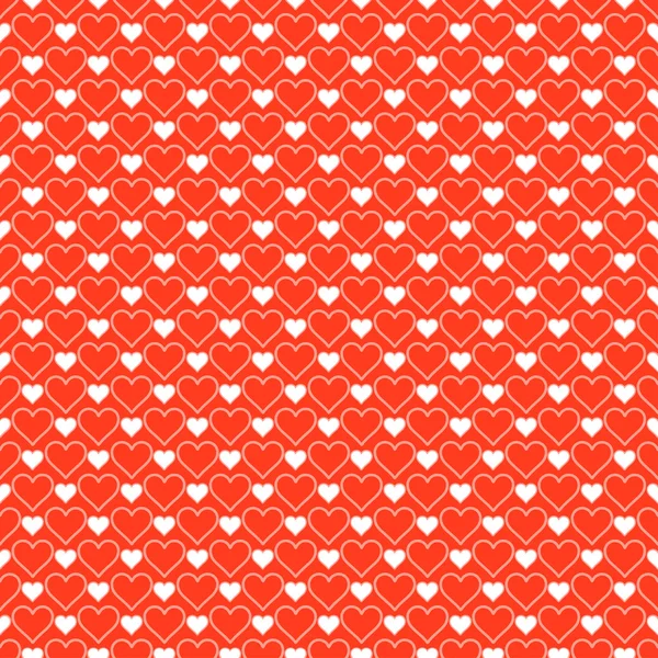 Pattern with hearts. — Stock Vector