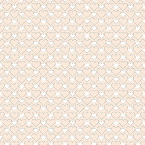 Romantic seamless pattern with hearts. — Stock Vector