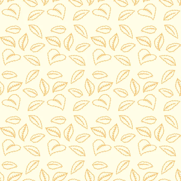 Kleurrijke herfstbladeren naadloze patroon. achtergrond. vectorillustratie. eindeloze textuur kan worden gebruikt voor afdrukken op stof en papier of schroot-reservering. — Stockvector