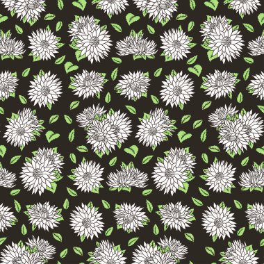 çiçek seamless modeli. vektör çizim. güzel arka plan. sonsuz doku-ebilmek var olmak kullanılmış için kumaş üzerine baskı ve kağıt veya hurda rezervasyon.