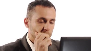endişeli işadamı
