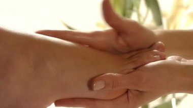 Ayak Masaj bir yakın çekim