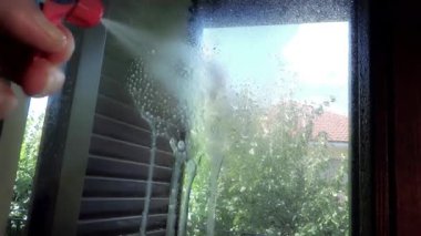 Pencereler Temizleniyor