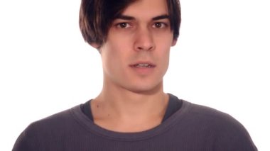 genç adam çığlık