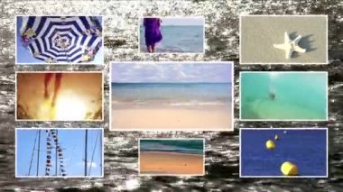 sahil tatil, kompozisyon