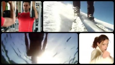 spor yaparken, montaj