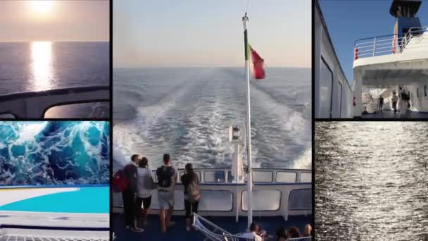 Composición del ferry — Vídeo de stock