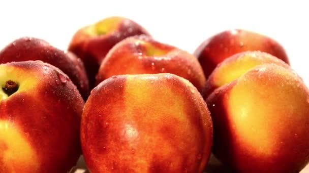 Nectarines — Stock video