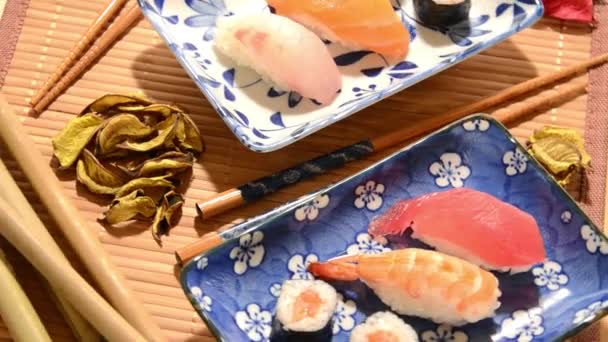 Sushi. — Vídeo de Stock