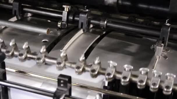Máquinas de impressão — Vídeo de Stock