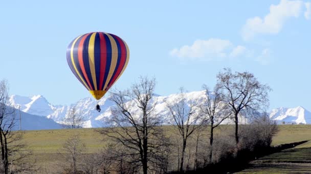 Heteluchtballon — Stockvideo