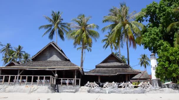 Thailändische Ferienanlage — Stockvideo