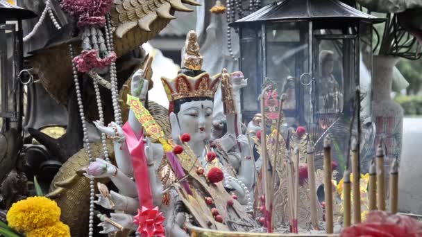 Thailand, kleine tempel — Stockvideo