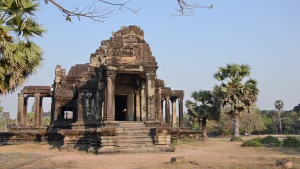 Starověký chrám angkor wat, Kambodža — Stock video