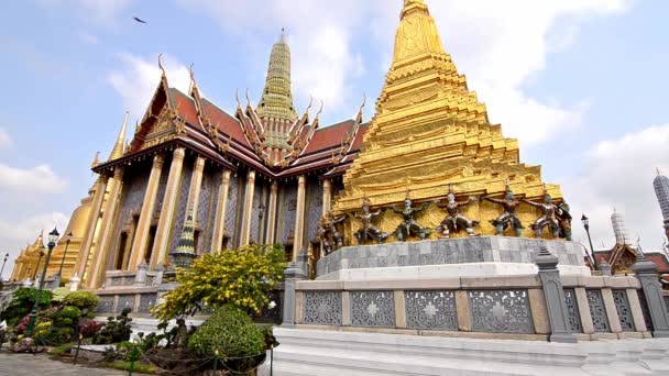 Der Große Palast in Bangkok — Stockvideo