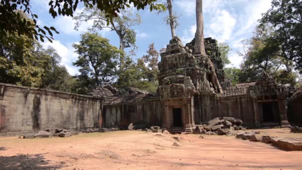 Antiguo templo, angkor wat, cambodia — Vídeos de Stock