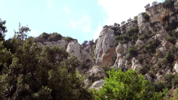 Sicilië, canyon — Stockvideo