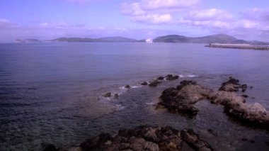 capo caccia, Sardunya. deniz manzarası.