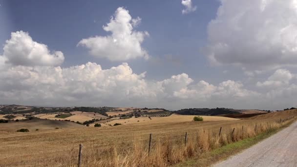 Тосканский пейзаж — стоковое видео