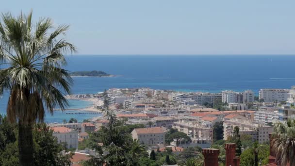 Côte d'Azur, cannes, paysage urbain — Video