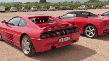 Cuorgnè, Italy, May 2014. Ferrari cars.