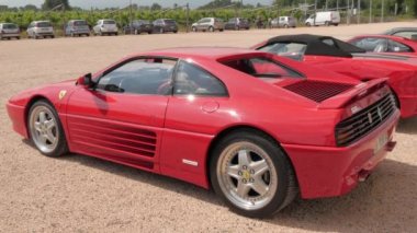 Cuorgnè, Italy, May 2014. Ferrari 348 gt