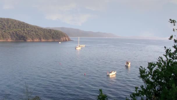 Toscana, punta ala, cala violina — Vídeo de stock