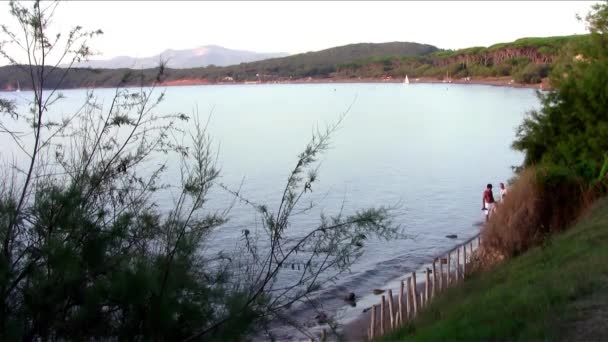 Toscana, golfo di Baratti — Video Stock