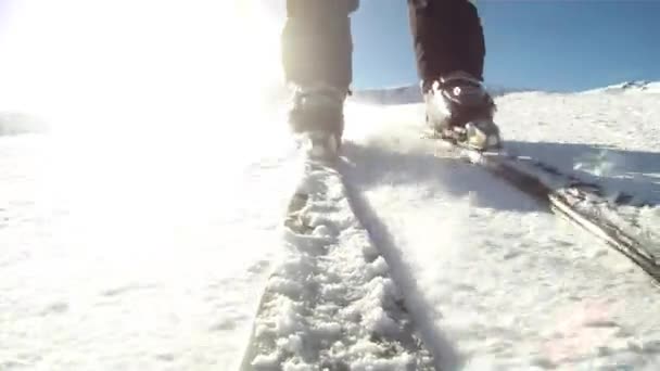 Estância de esqui — Vídeo de Stock