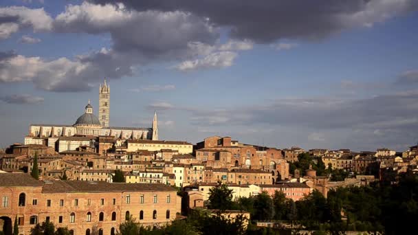 Wonderful city of italy, siena — Stock Video