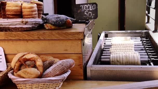 Pastelería checa — Vídeos de Stock