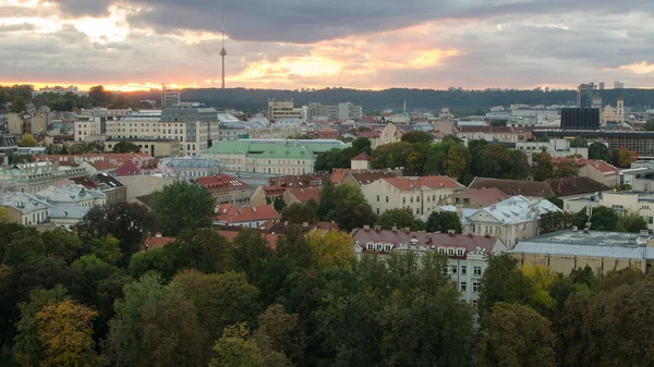 维尔纽斯旧镇，立陶宛的秋天 — 图库照片