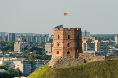 Litvanya. Vilnius üst Şato yazın