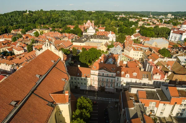 Lituania. El casco antiguo de Vilna en verano —  Fotos de Stock