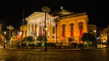 Palermo, Sicilya 'da Massimo Tiyatrosu