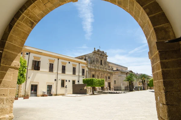 Centro Storico di Castelvetrano, Sicilia — Foto Stock