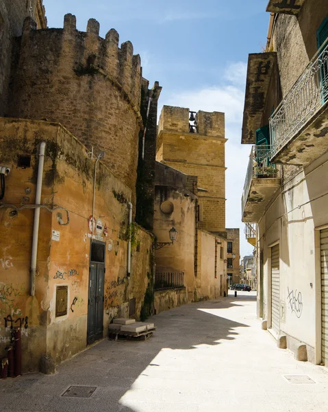 カステルヴェトラーノ、シチリア島の旧市街 — ストック写真