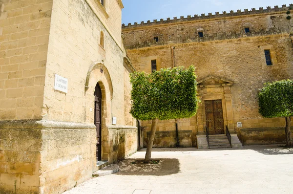 Oude binnenstad van castelvetrano, Sicilië — Stockfoto