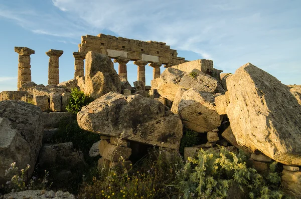 Akropolis v selinunte, Sicílie — Stock fotografie
