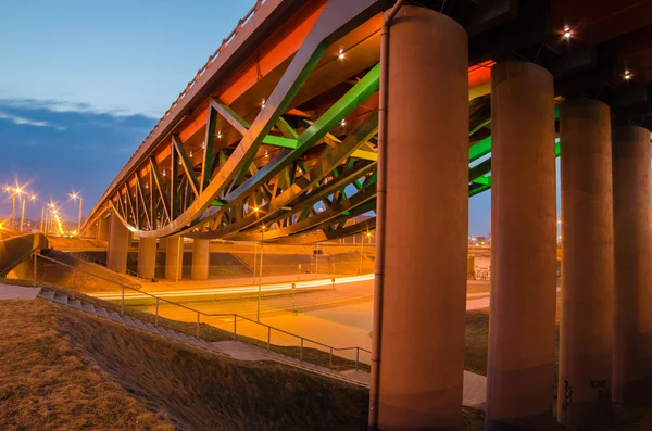 Nouveau viaduc Gerosios Vilties à Vilnius, Lituanie — Photo