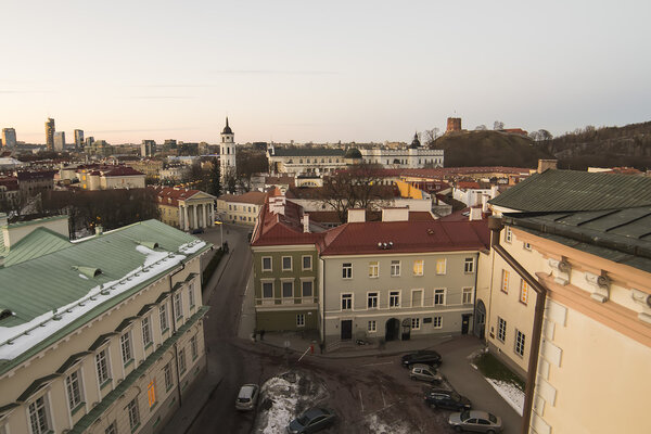 Lithuania. Vilnius in the evening
