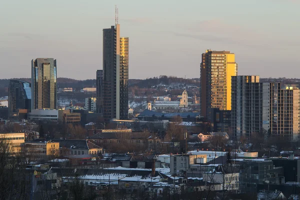 Litauen. Vilnius am Abend — Stockfoto