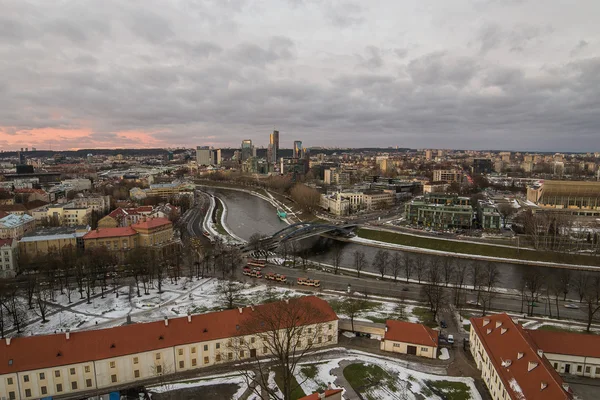 Vilnius (Lithuania) in the winter — Stock Photo, Image