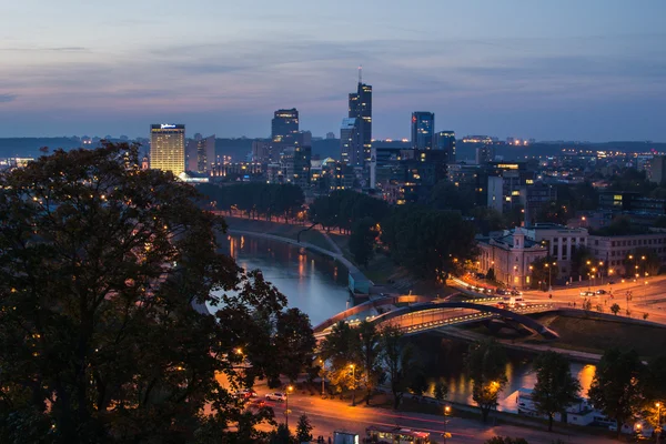 Lithuania. Vilnius in the evening — Stock Photo, Image