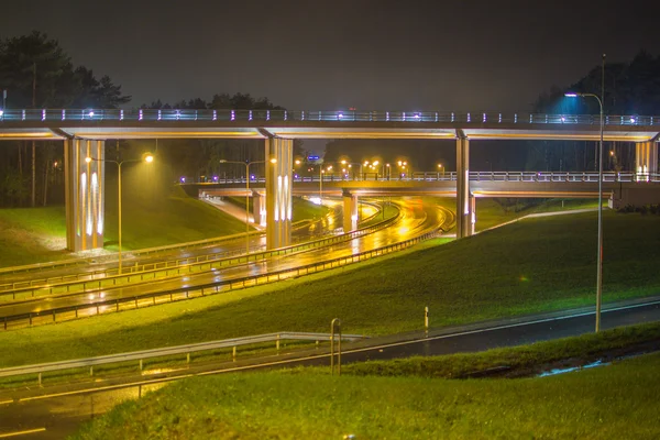 Litauen. Vilnius på kvällen — Stockfoto