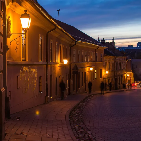 Litauen. Vilnius am Abend — Stockfoto