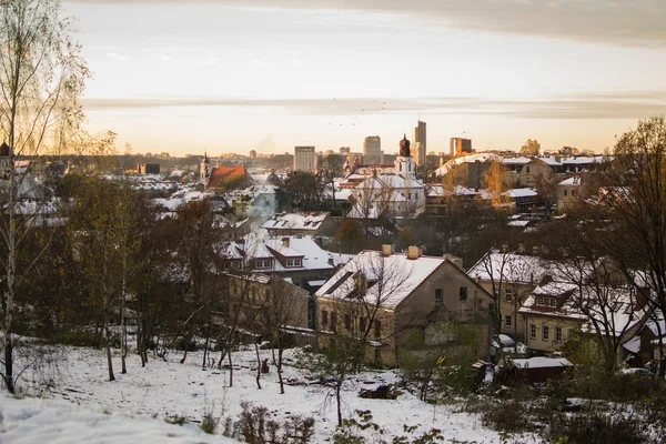 Вильнюс (Литва) зимой — стоковое фото